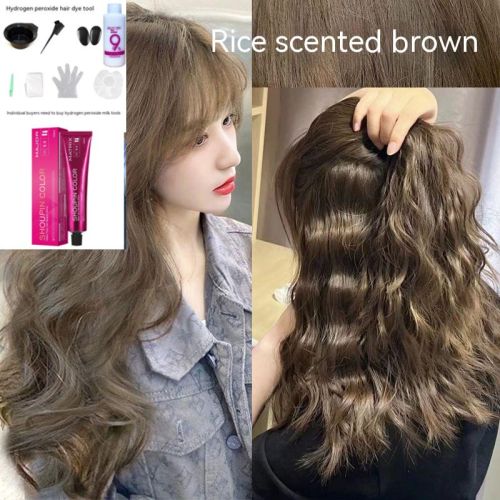 Ammonia-free Hair Color Paste Monochrome Paste Cover White Hair Multi-segment Color One-step Black Tea Gray Blue Black Hair Dye Ammonia-free Hair Color Paste Monochrome Paste Cover White Hair Multi-segment Color One-step Black Tea Gray Blue Black Hair Dye